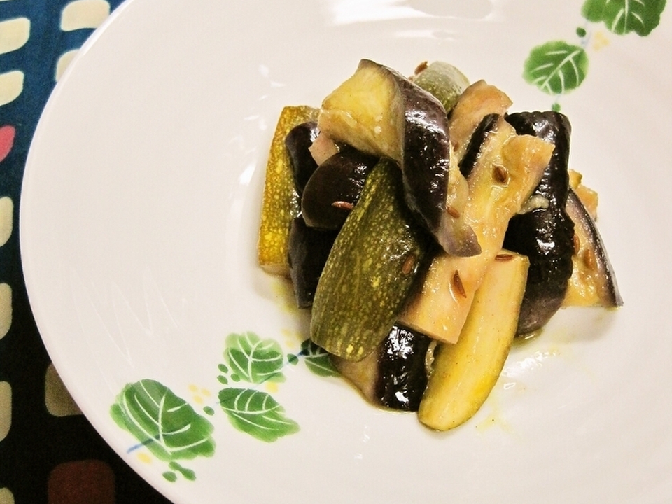 茄子とズッキーニのマリネ