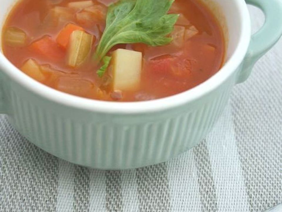 無水で作る 食べるミネストローネ