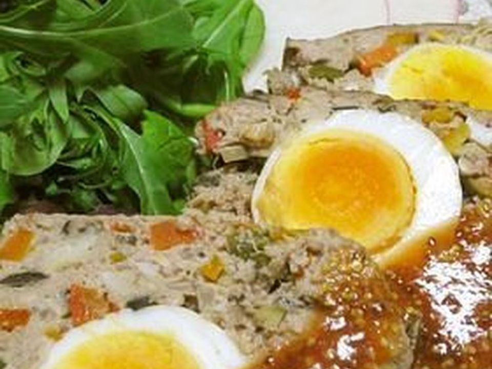 野菜ときのこたっぷり ミートローフ