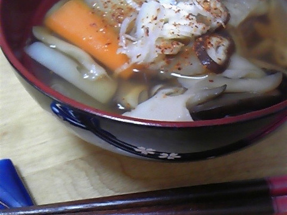 群馬の家庭の味 おっきりこみ