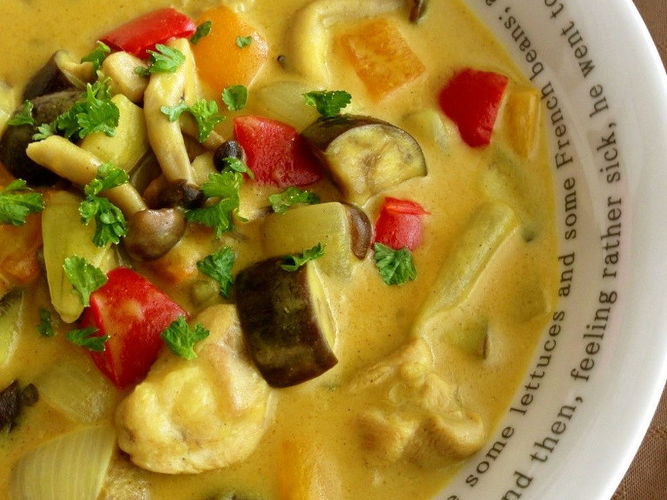 余り野菜でカレークリームスープ