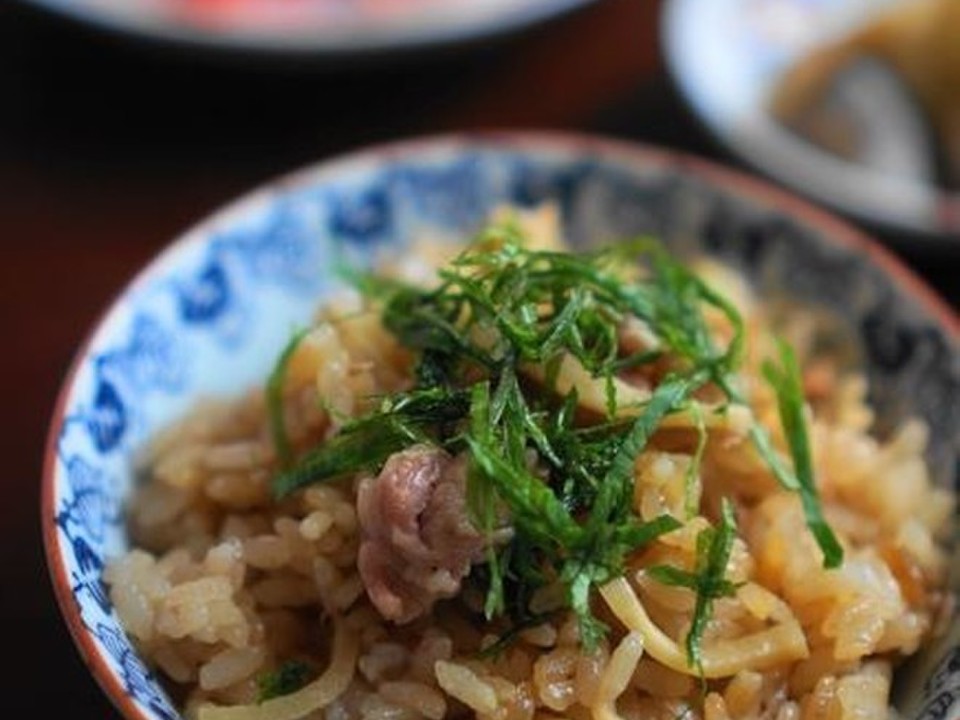 夏バテにも 新しょうがと豚肉の炊き込みご飯