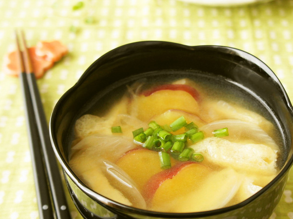 サツマイモのお味噌汁