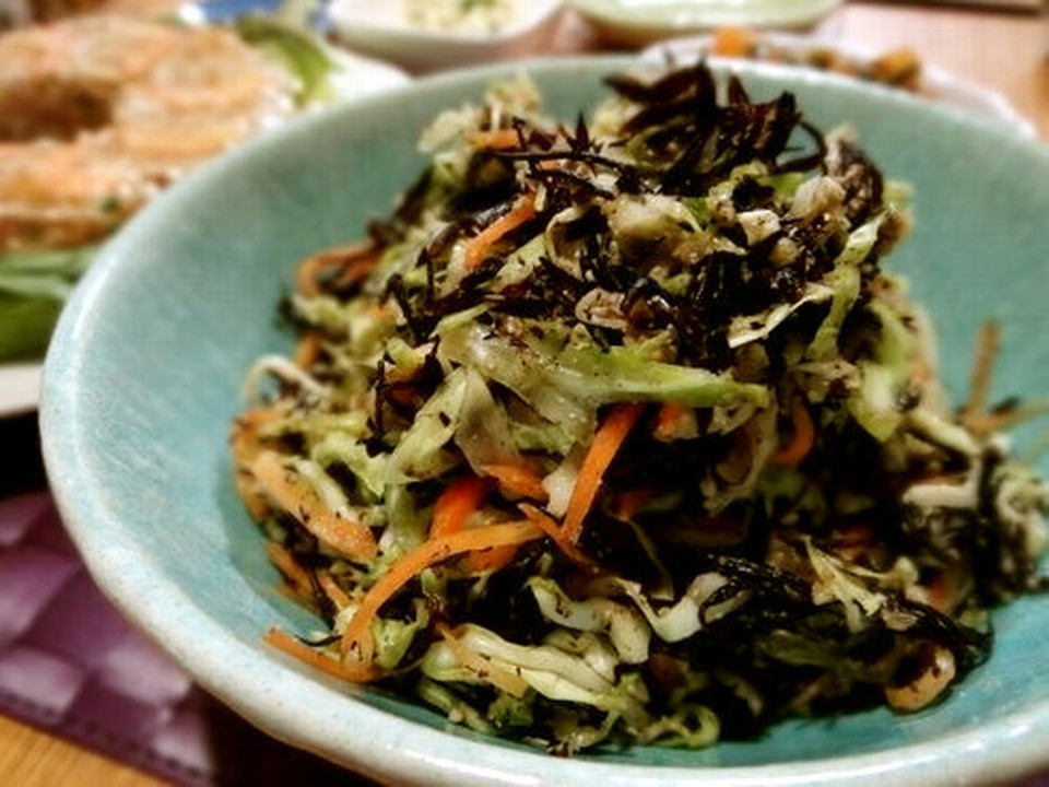 ひじき キャベツ 人参の塩サラダ