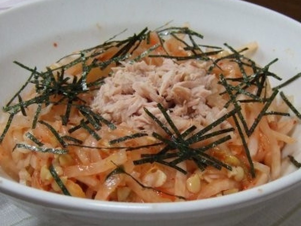 ツナキムチ大根サラダ