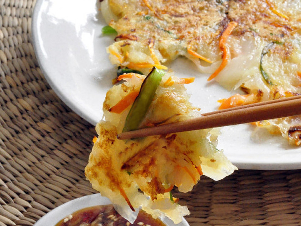 韓国料理じゃがいものチヂミ　カムジャジョン