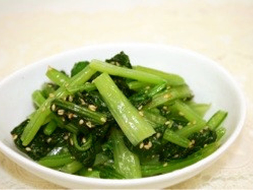 小松菜のごまナムル