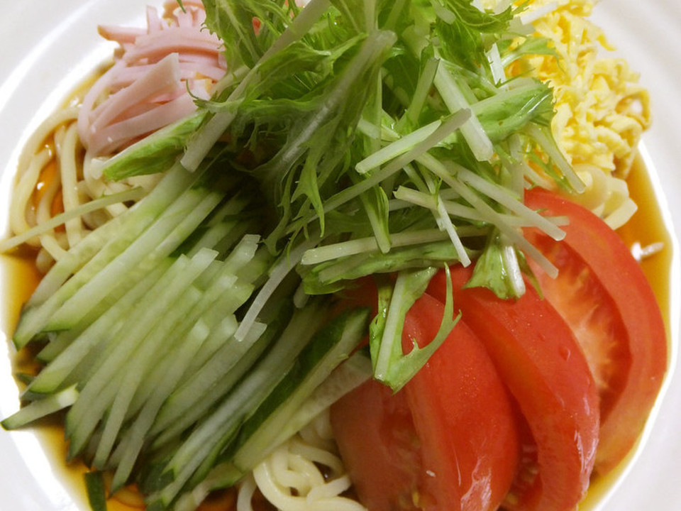 定番の冷やし中華