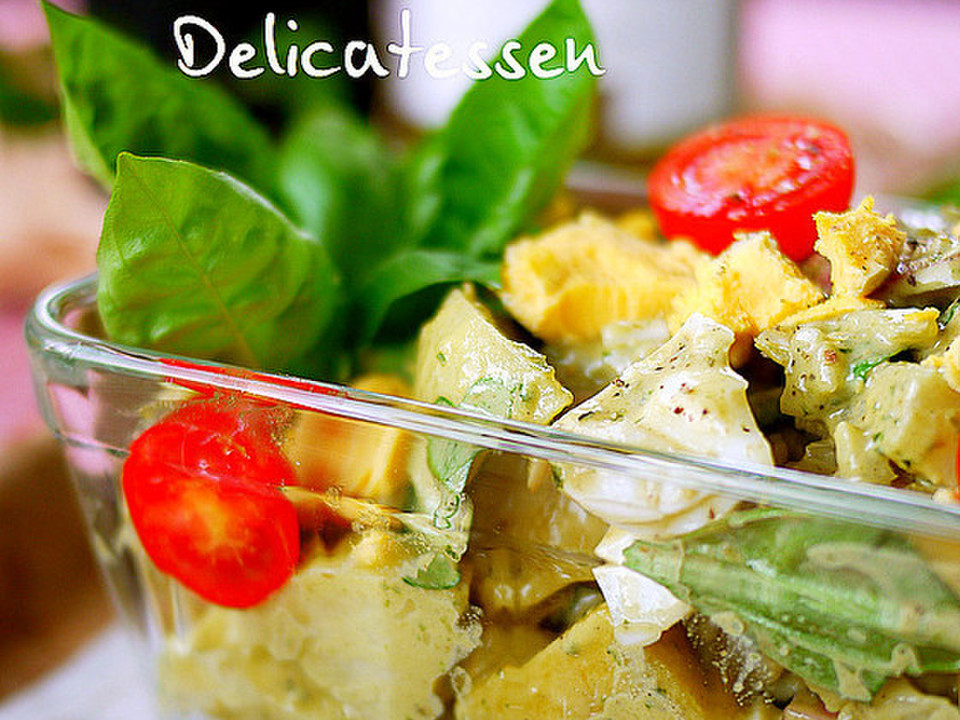 デリ風 バジルソースでポテトサラダ