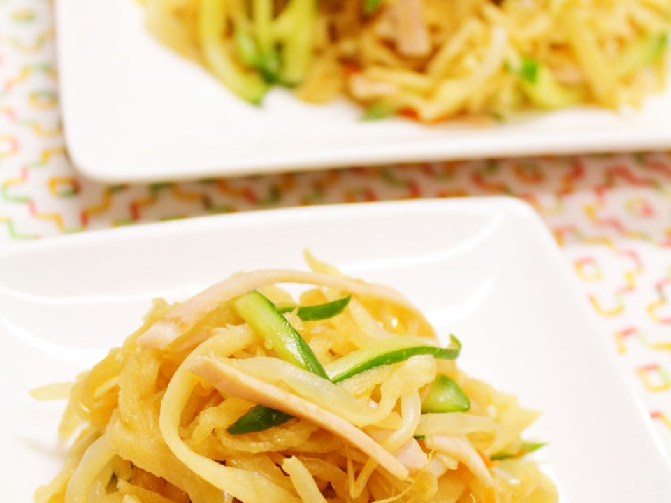 切り干し大根の中華風サラダ