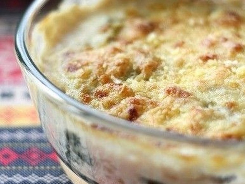 かぼちゃと大麦のスパイスグラタン