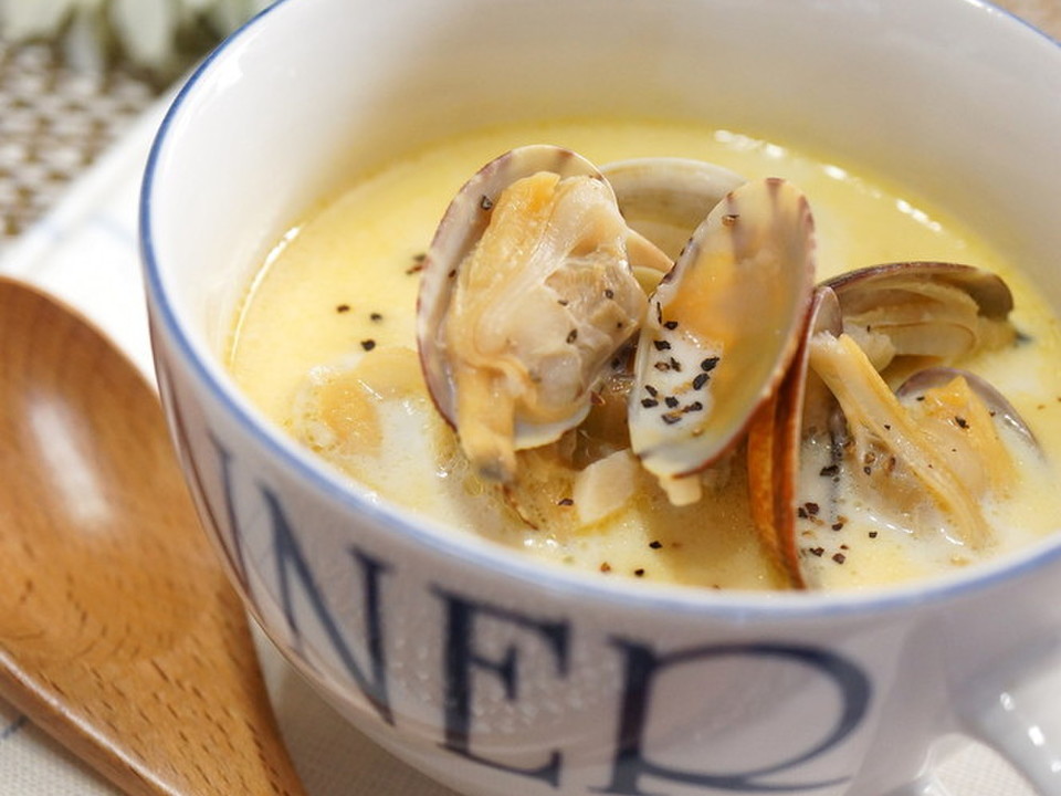 あさりのミルクスープ
