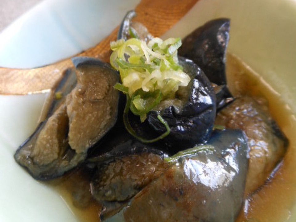 揚げ茄子のお浸し