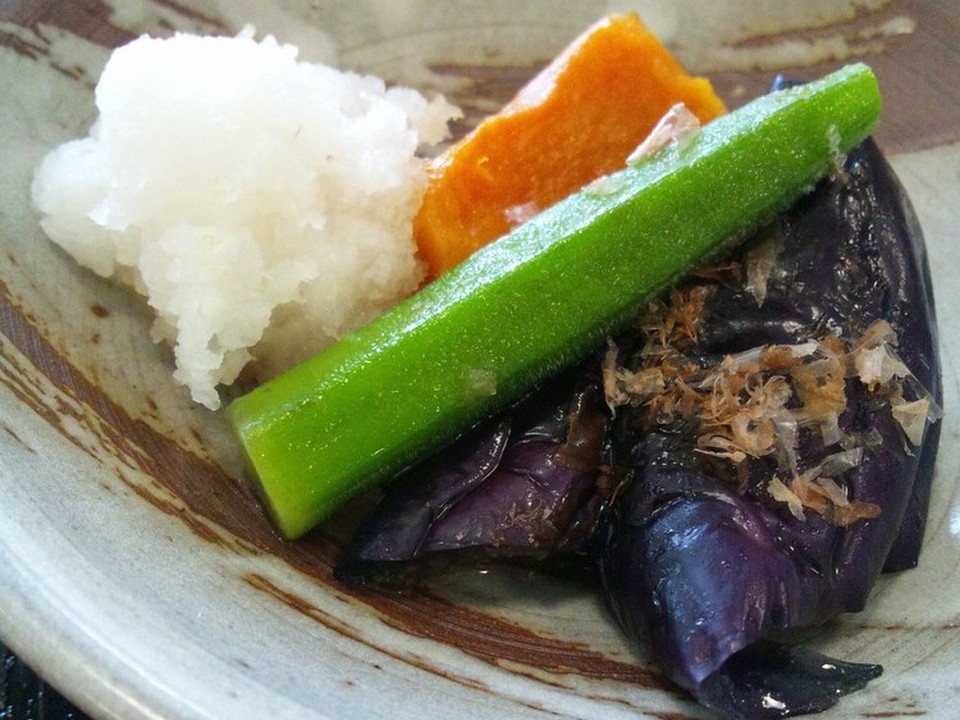 冷やし夏野菜の揚げ浸し