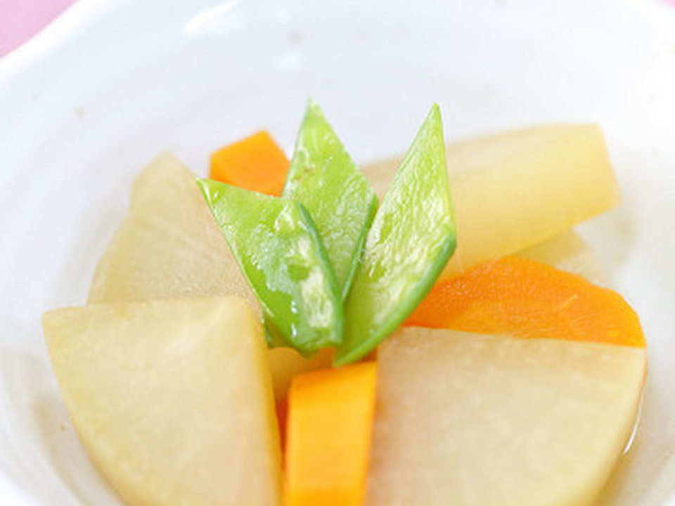 大根と人参の素朴な煮物