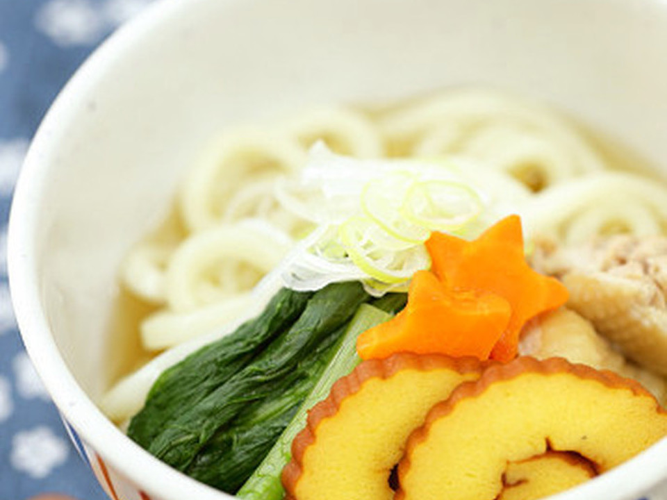 彩りキレイ かやくうどん