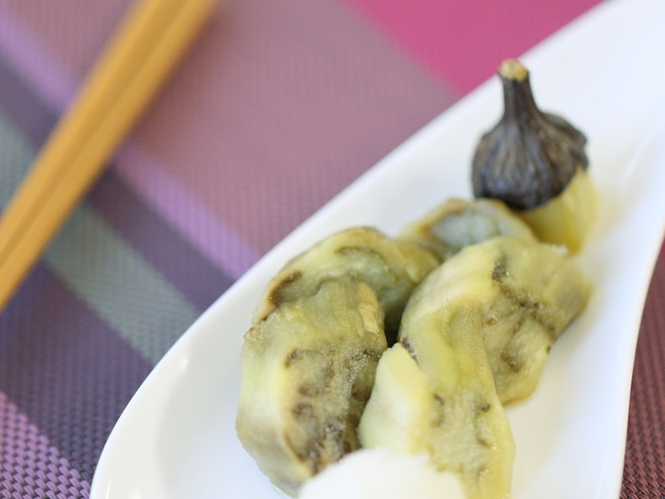 焼き茄子浸しのおろしがけ