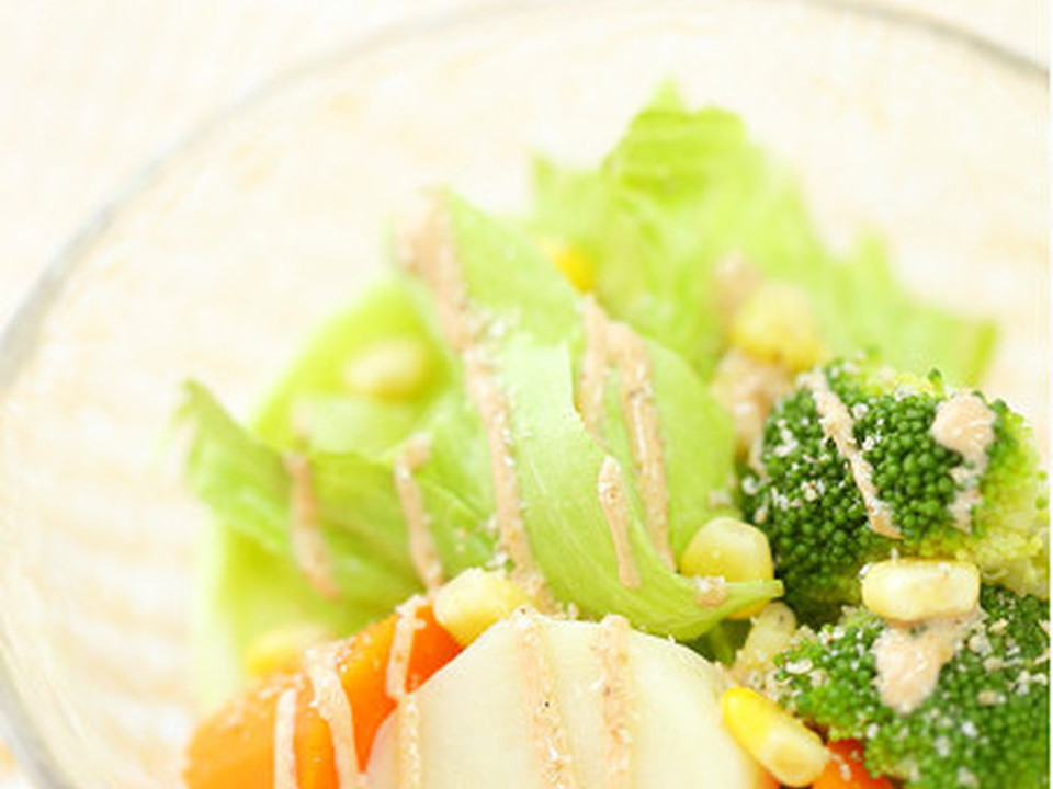 カラフル温野菜サラダ