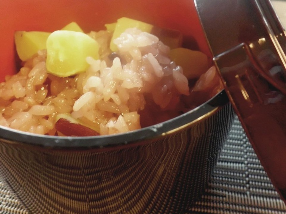 さつま芋おこわ