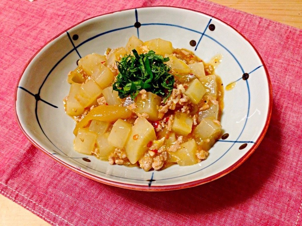 簡単 塩麹で麻婆大根