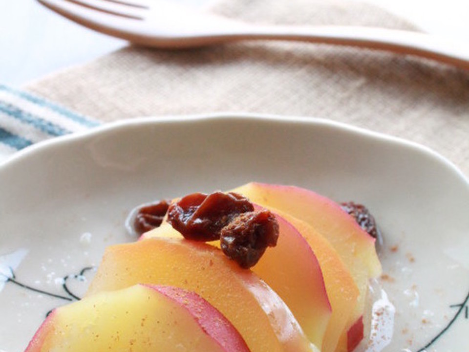 さつま芋とりんごの重ね煮