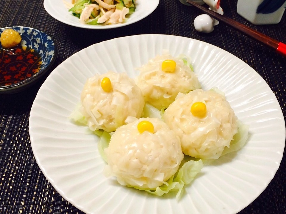 豆腐と鶏ひき肉シュウマイ