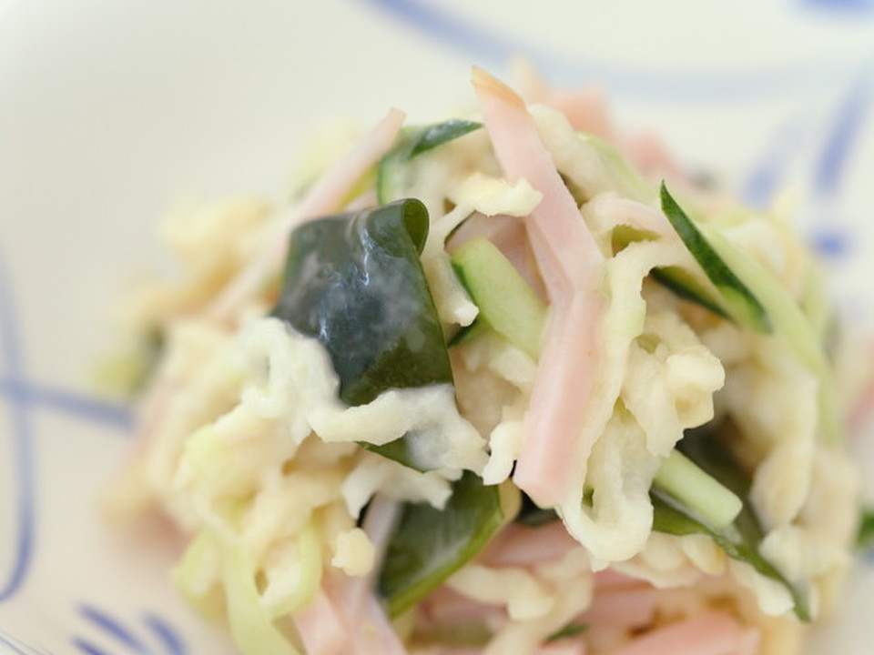 食物繊維豊富な切干大根サラダ