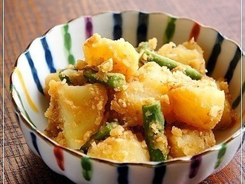 新じゃがのごま酢あえ