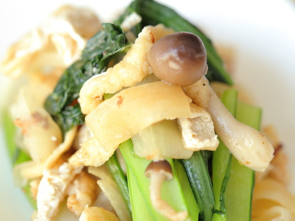 ピリ辛ゆずこしょう風味 大根・おあげ炒め