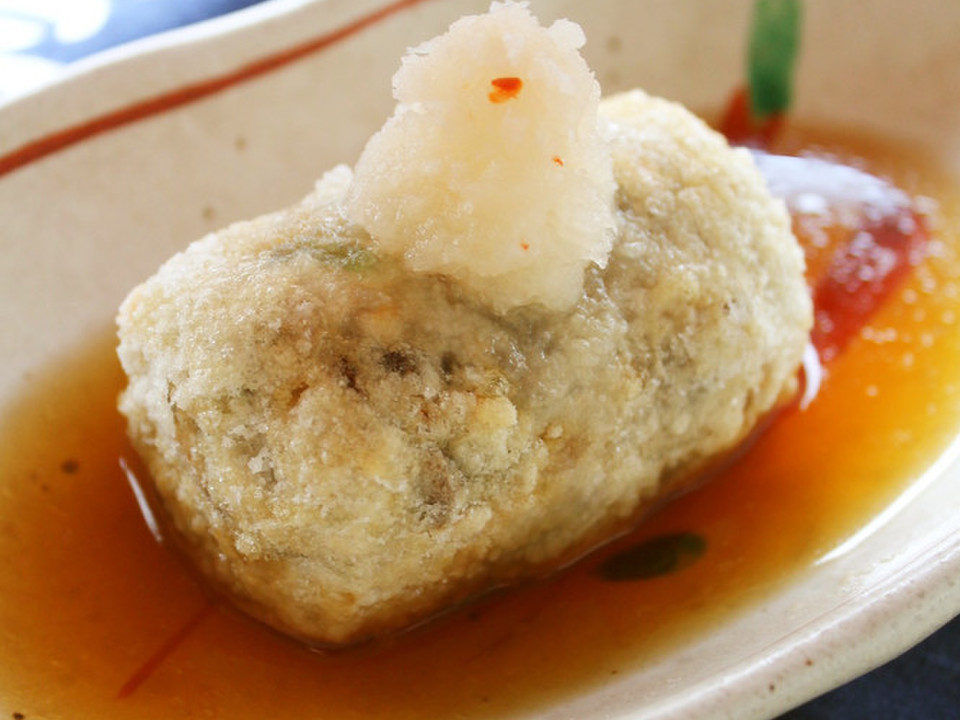おろし蓮根の揚げだし