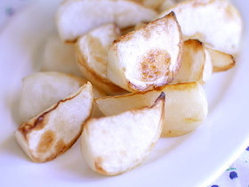 素材そのまま カブのソテー