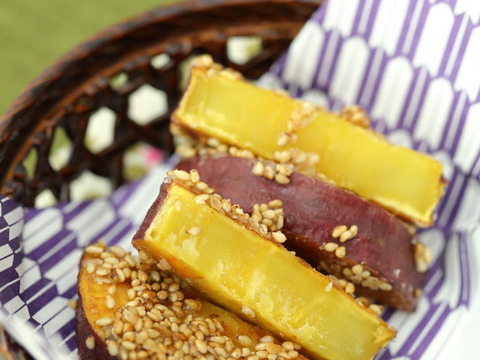 かりっと香ばしい✿さつまいもの胡麻がらめ