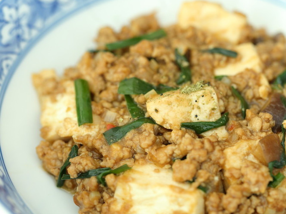 やさしいお味の麻婆豆腐