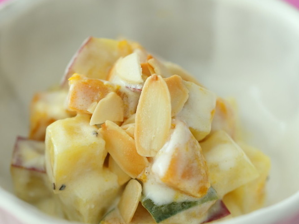 南瓜とさつまいものさっぱりヨーグルト和え