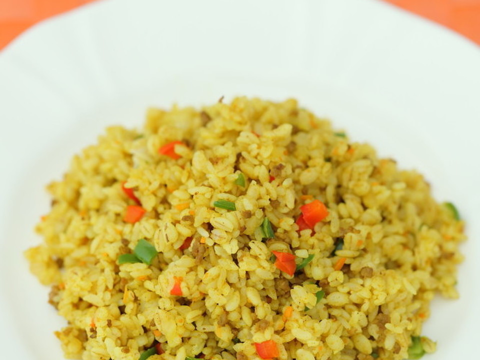 大麦入りドライカレー