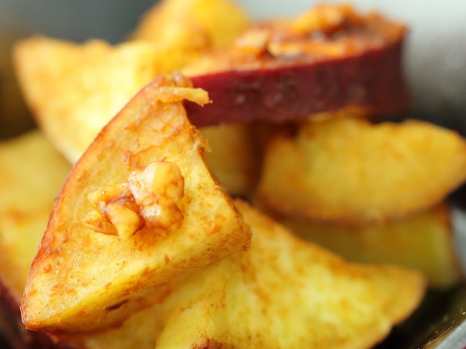 さつまいも甘辛くるみ味噌和え