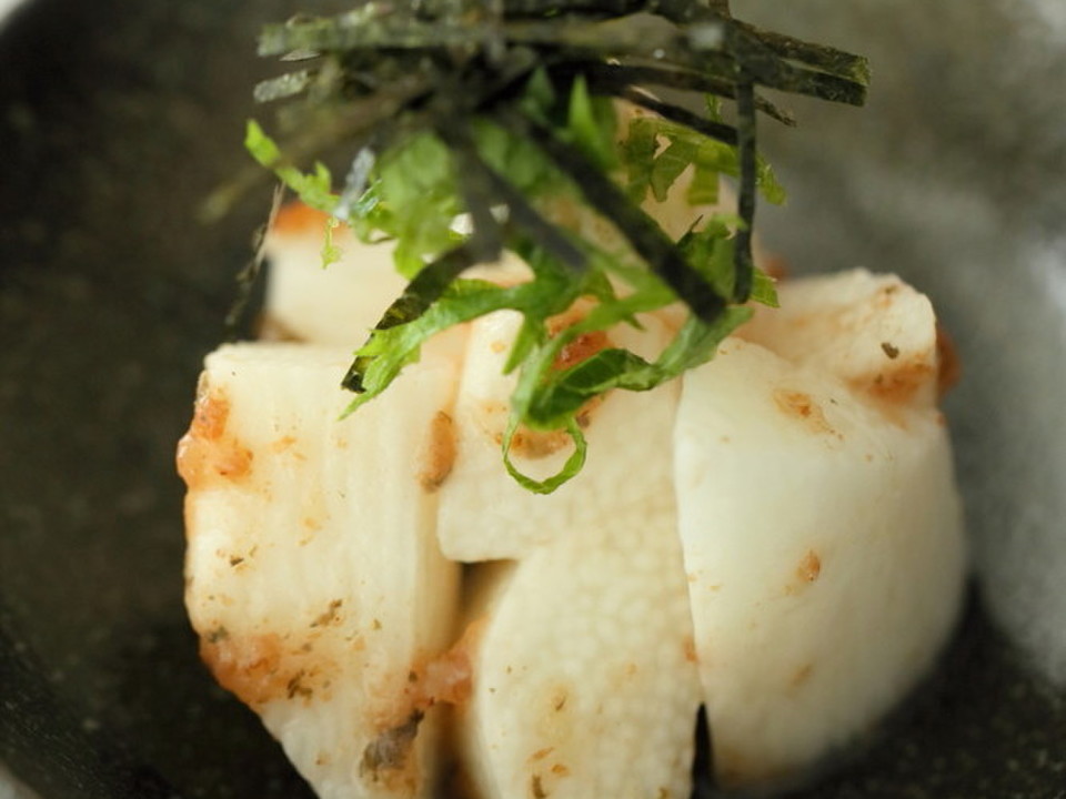 ゴロゴロ長芋の梅肉和え