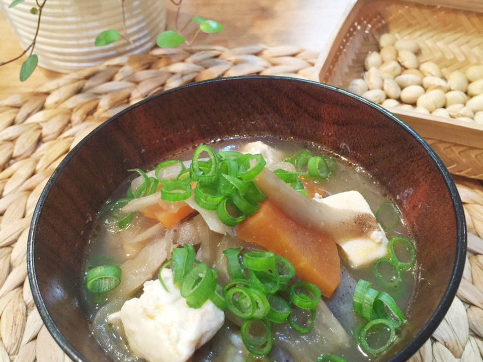 しょうがでぽかぽか けんちん汁