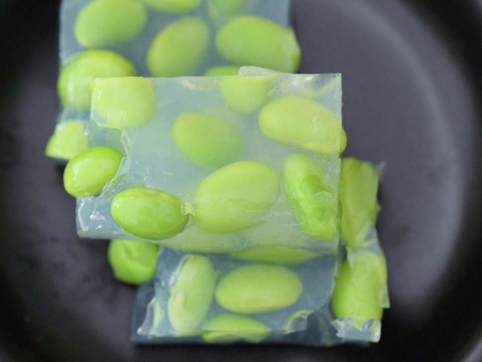 ✤つぶつぶエダマメのデザート寒天✤