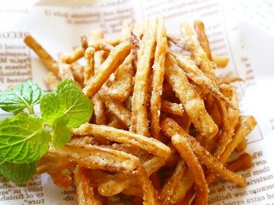 ピリ辛ごぼうのから揚げ