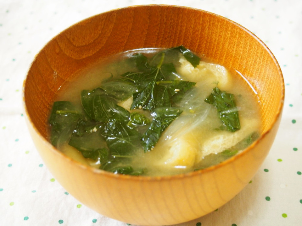 とろとろ モロヘイヤの味噌汁