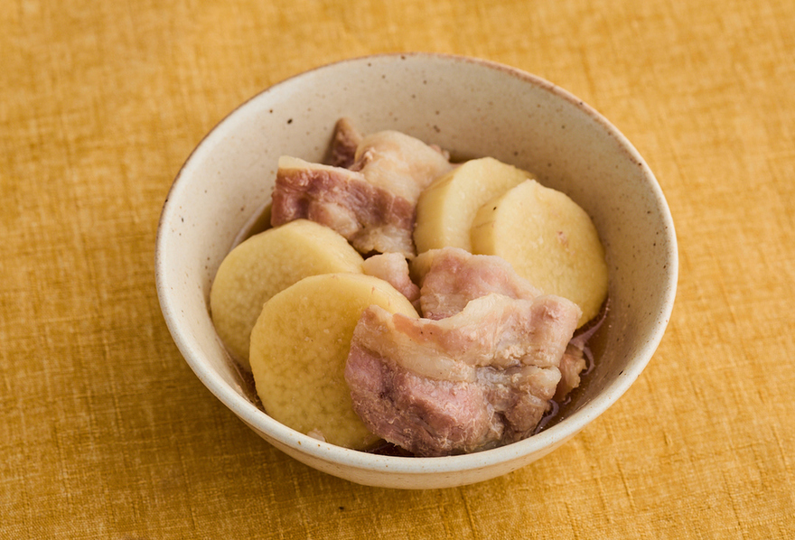 長いもと豚肉のほったらかし煮